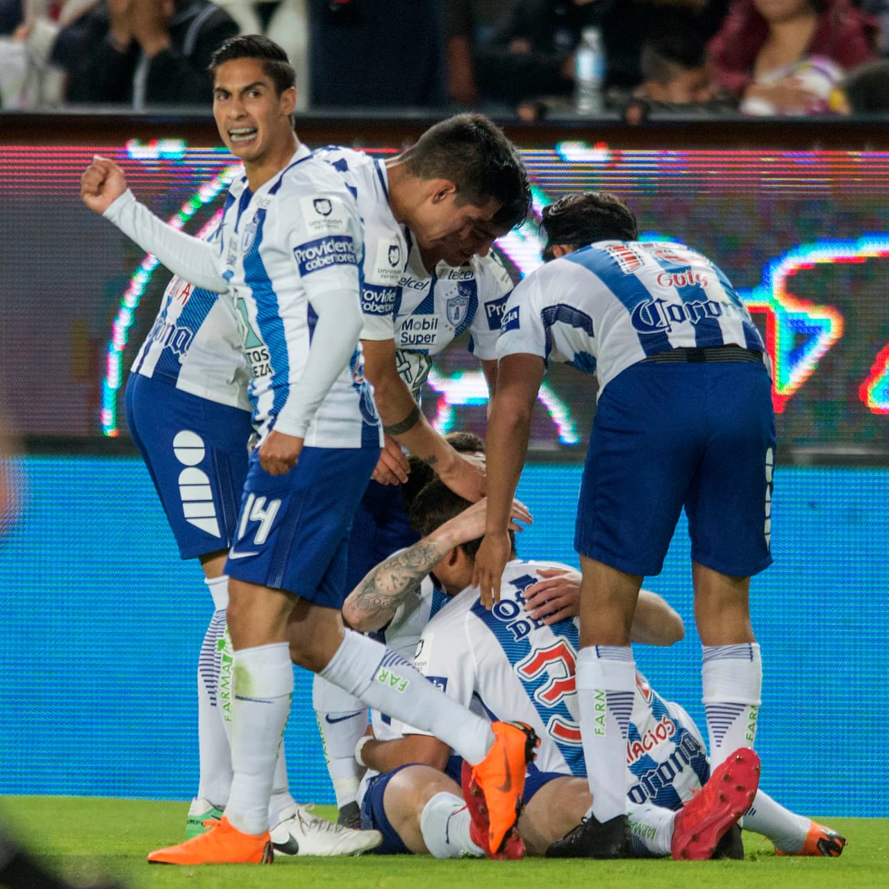 El gol de los Tuzos fue obra de Sebastián Palacios al minuto 53.