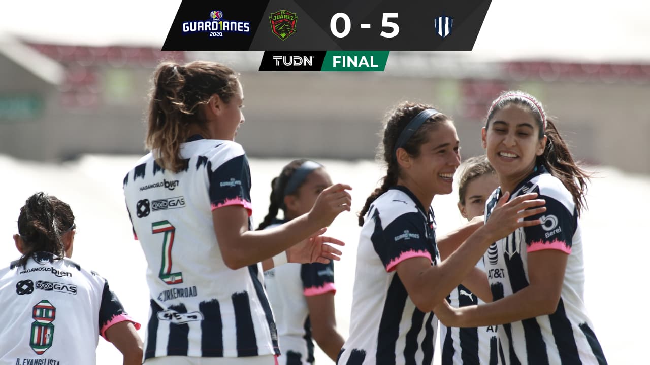Rayadas golea a Juárez y continúa con paso perfecto en Liga MX Femenil