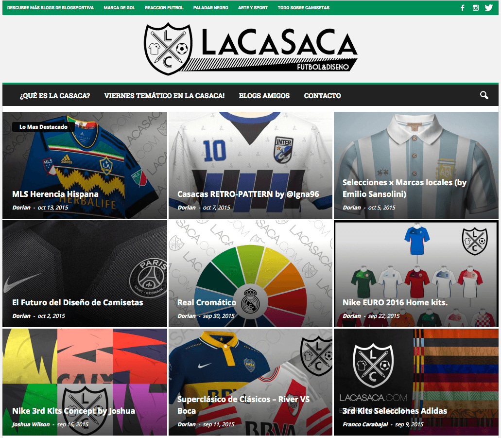 Así que no esperes más y visita ahora mismo LaCasaca.com y síguelos en Twitter @LaCasacaBlog, donde el fútbol y el diseño de camisetas son uno solo como Giovinco y el gol. (Todas las imágenes fueron utilizadas con permiso de LaCasaca.com)