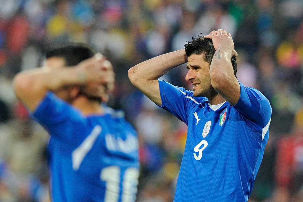 <b>Vincenzo Iaquinta: </b>Campeón en Alemania 2006, fue condenado a dos años de prisión en un proceso contra la mafia 'Ndrangheta, además de ser acusado por porte ilegal de armas.