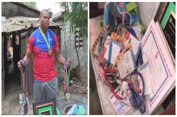 Medallista dominicano vive en situación precaria