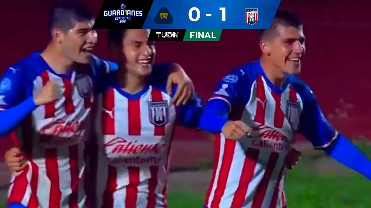 Tapatío repite dosis a Pumas Tabasco