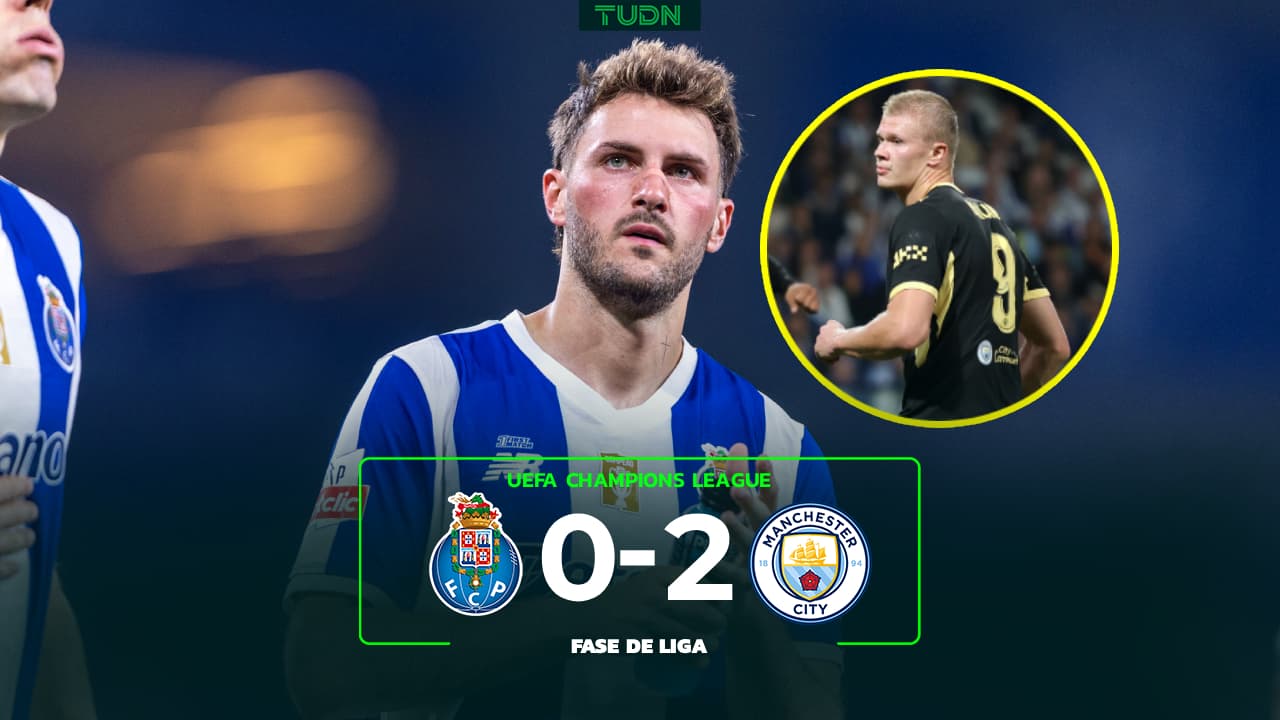 Santiago Gimenez debuta con Porto en Champions League; Haaland anota doblete