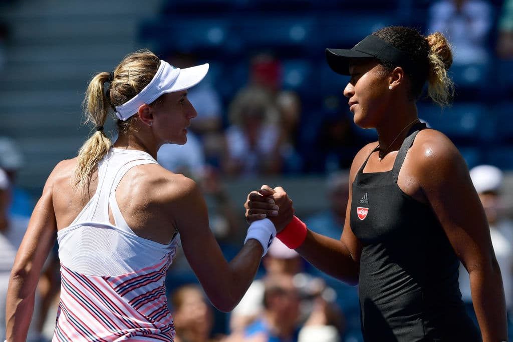 El partido entre Osaka, de 20 años, y la veterana Tsurenko, de 29, duró 57 minutos.