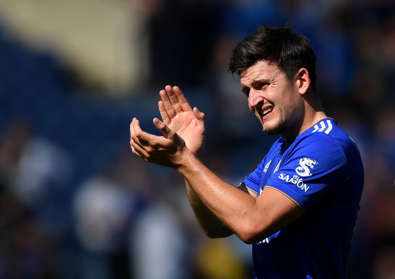 2. Harry Maguire (Leicester City / Inglaterra) - su valor en el mercado es de 53.4 millones de dólares, aumentó 43 millones (462.5%)