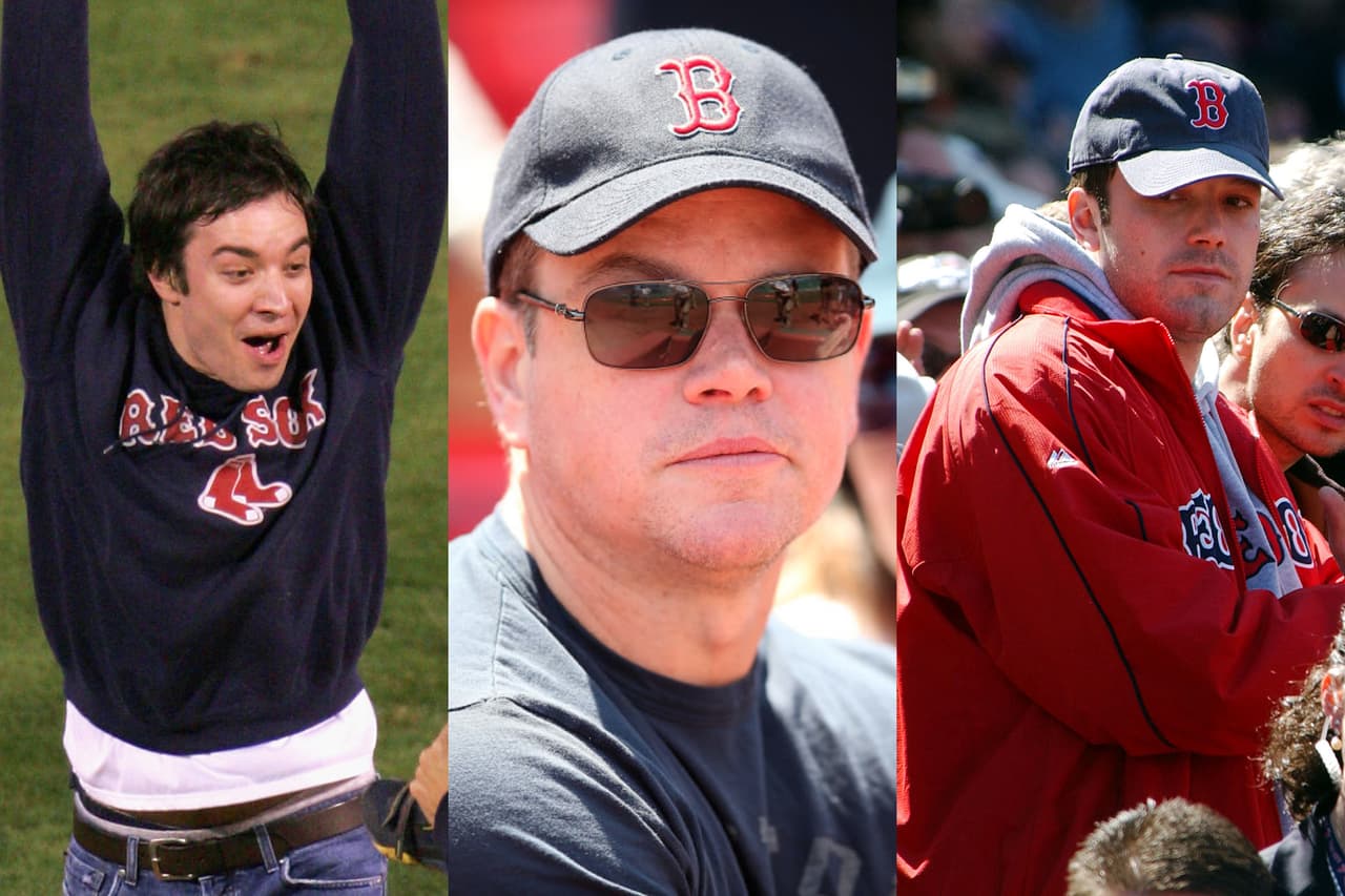 Celebridades, entre actores y demás, que por su vida en Massachusetts o por un cariño adquirido son fanáticos de los Red Sox Boston, el tradicional equipo de la MLB.