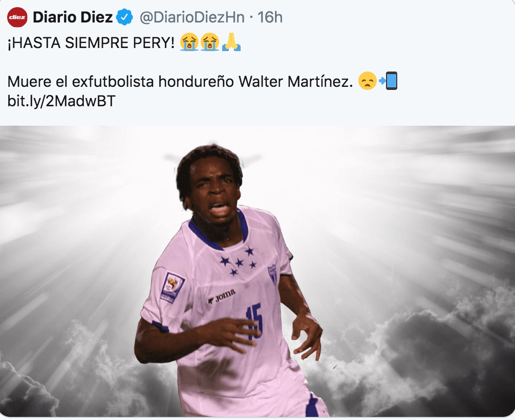 Así reaccionaron los medios a la muerte del Pery Martínez