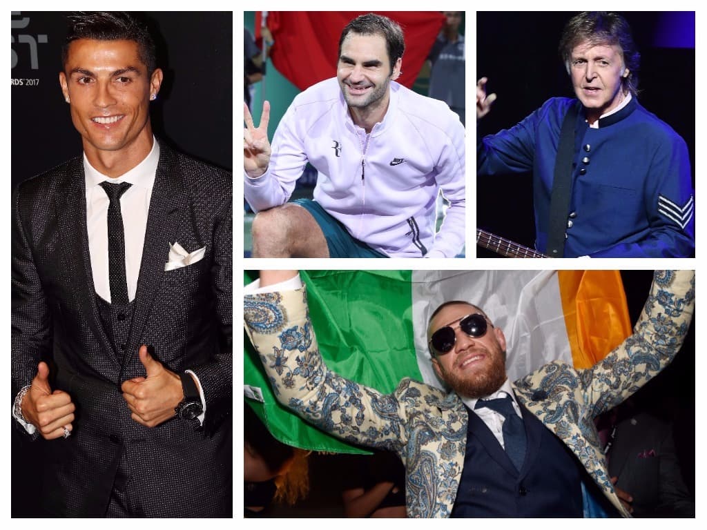 La prestigiosa revista Forbes publicó la lista actualizada de las celebridades europeas con mejor salario del 2017, proyectando sus ingresos con lo que va del año. En total hay 10 deportistas en este listado.