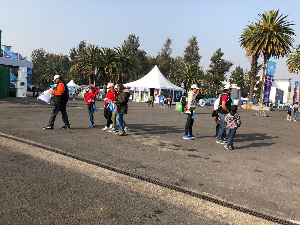 La gente empieza a llegar para ser parte del México E Prix.