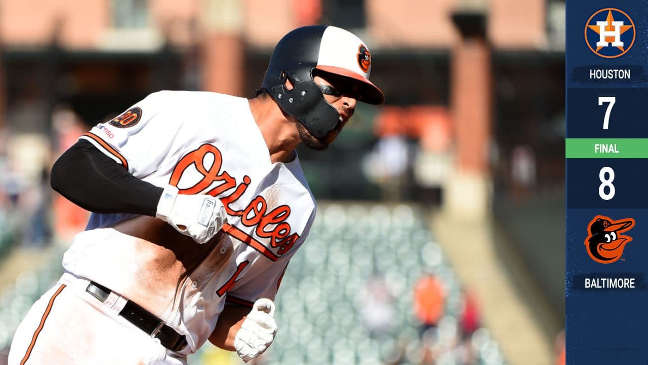 Orioles dejan en el terreno a Astros ante lanzamientos de Roberto Osuna