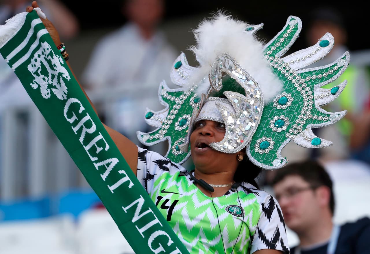 La cultura vikinga de Islandia y el colorido africano de Nigeria quedaron expuestos en la alegría de sus hinchas en medio del partido de ambos países por el grupo D del Mundial de Rusia 2018.