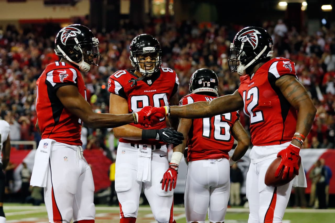 Además que la adición de un agente libre productivo como
<a href="http://www.nfl.com/player/mohamedsanu/2533040/profile">Mohamed Sanu</a> significó que Ryan no tuviera que forzar al receptor estrella
<a href="http://www.nfl.com/player/juliojones/2495454/profile">Julio Jones</a> todo el tiempo.