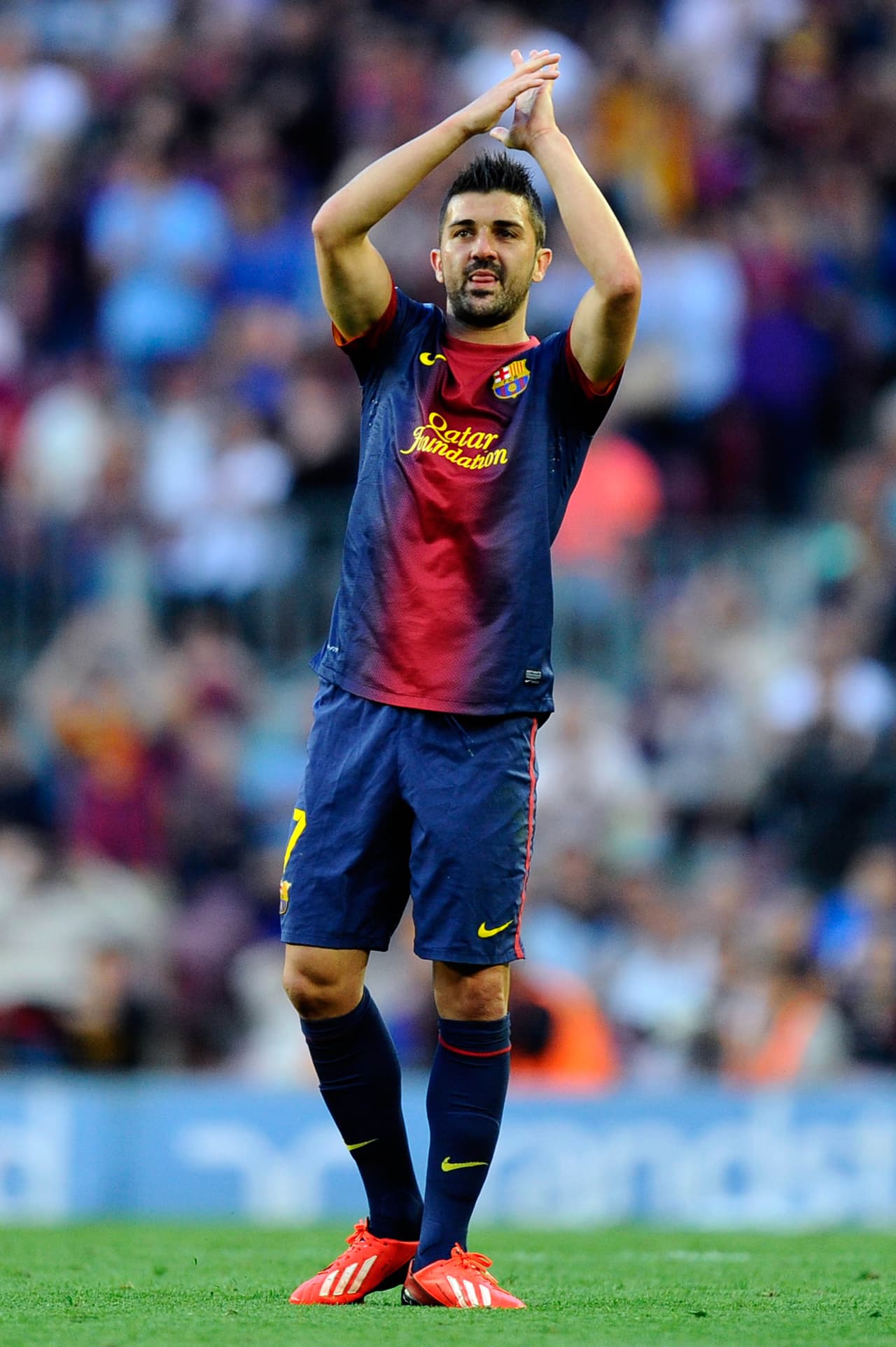 El 'Guaje' David Villa se vistió con la playera del Barcelona, pero desde siempre fue un deseo del Real Madrid, encabezado por Florentino Pérez.