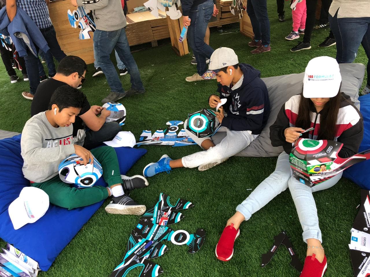 La gente empieza a llegar para ser parte del México E Prix.