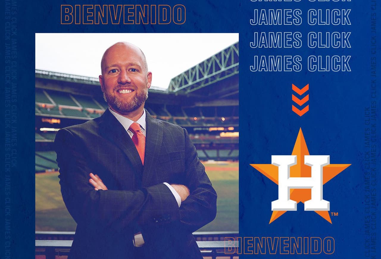 Astros presenta a James Click como gerente general