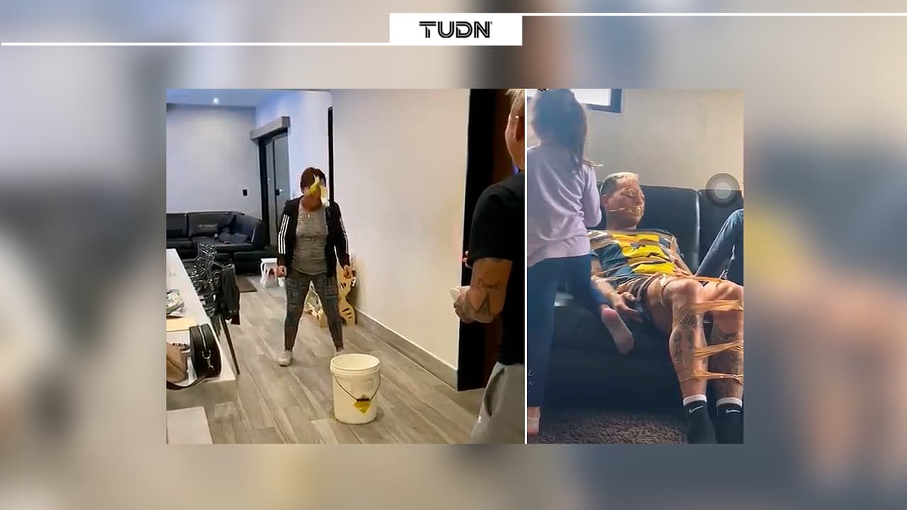 A Edu Vargas lo amarran sus hijos y él le estrella huevo a su mamá