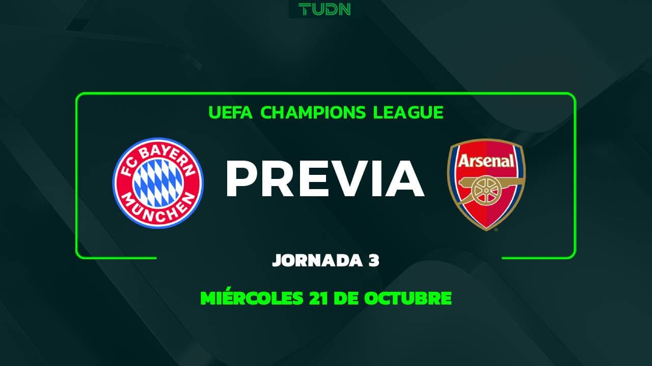 A qué hora y dónde ver el Bayern Múnich vs. Arsenal de Champions League