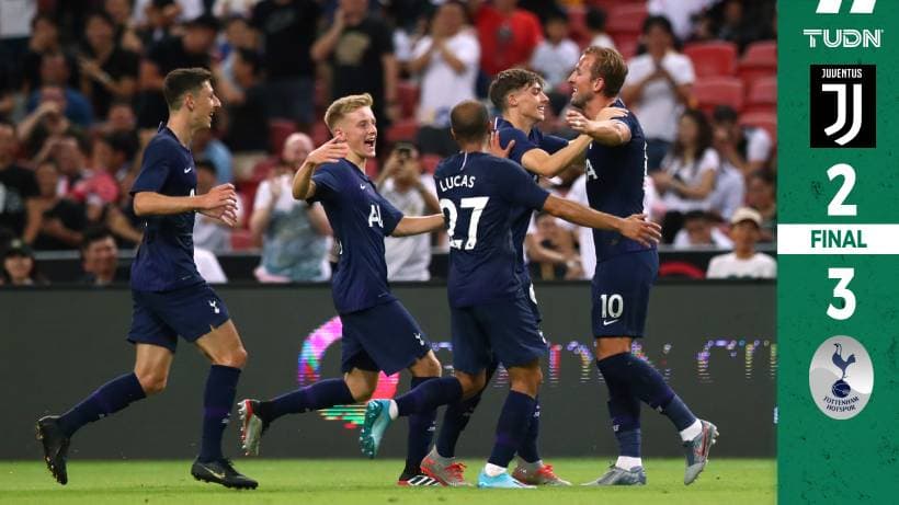 Con gol de media cancha de Harry Kane, Tottenham le da la voltereta a CR7 y a la Juventus