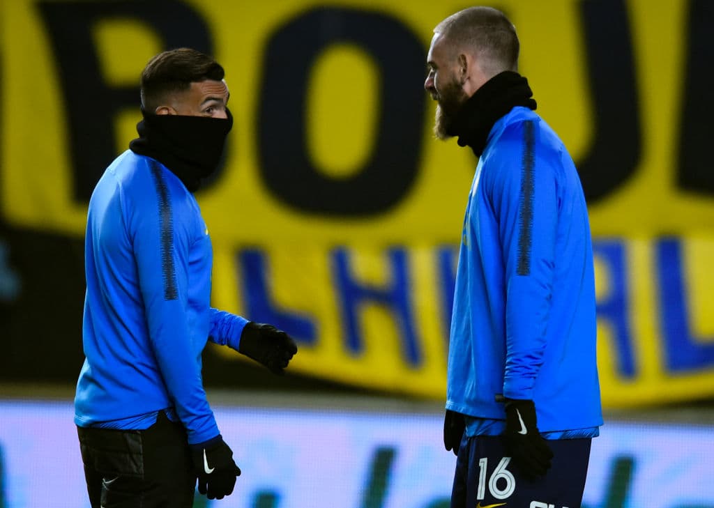 Coincidió poco con Tévez en la cancha.