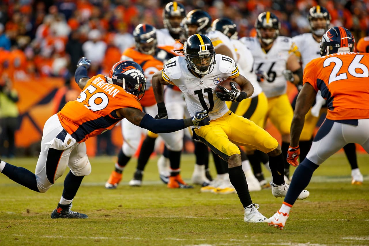 3 DENVER BRONCOS No es fácil vencer a los Pittsburgh Steelers, equipo que mostró una ofensiva con calibre de explosividad sin límite. Denver tuvo que recurrir al máximo de su defensiva para doblar a Pittsburgh, realizar la jugada grande, esas que cambian un partido (el balón suelto de Fitzgerald Toussaint) para enfilarse a la victoria.