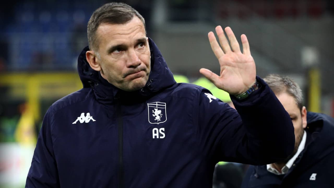 Genoa despide a Shevchenko y Johan Vásquez se queda sin técnico