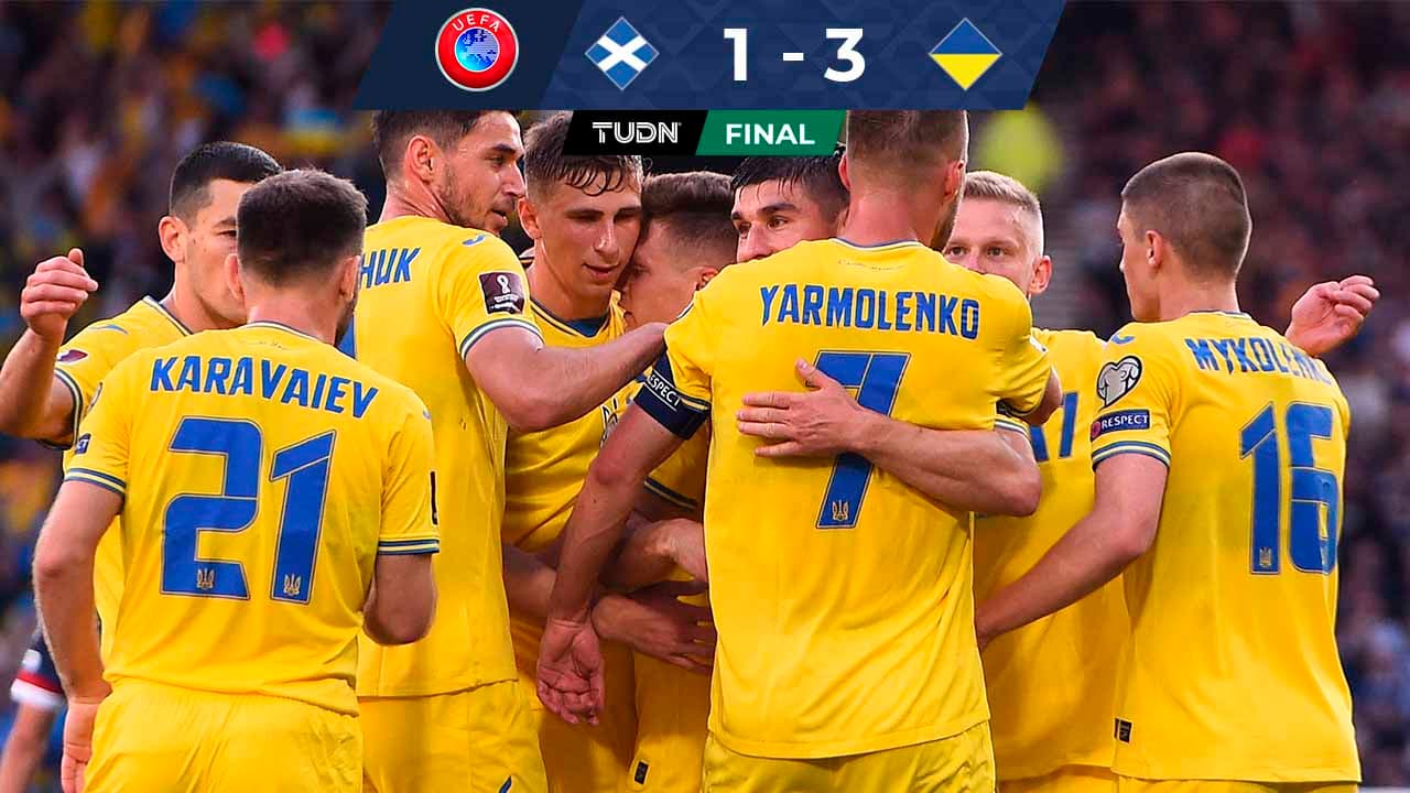 Ucrania echa a Escocia y definirá boleto a Qatar 2022 ante Gales
