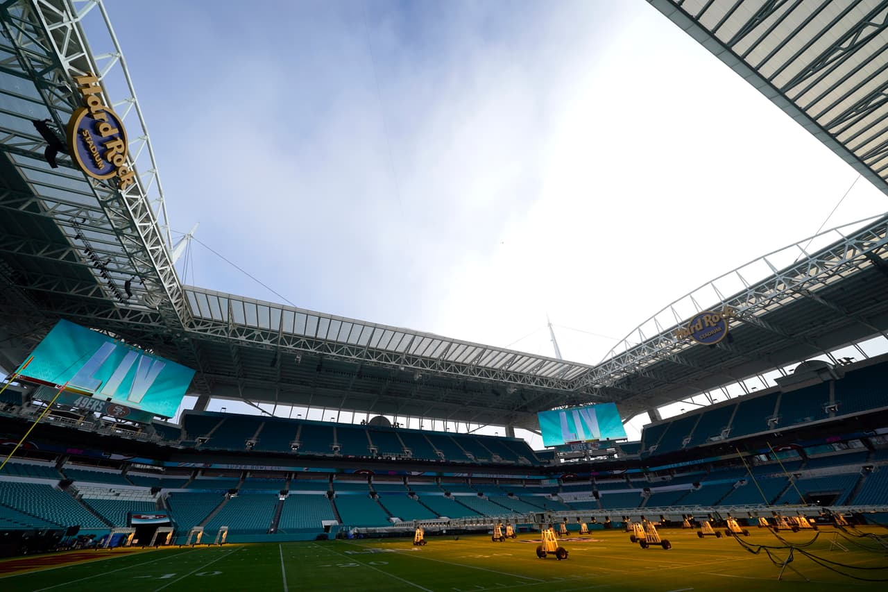 El Hard Rock Stadium listo para conocer al nuevo campeón de la NFL