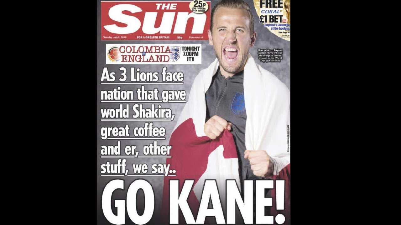 Colombia indignada por la polémica portada del diario The Sun