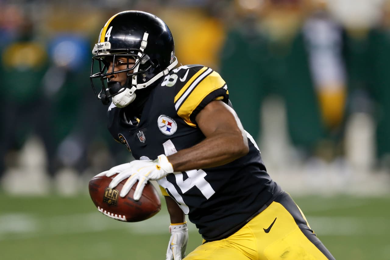 Antonio Brown es duda para jugar ante Bengals