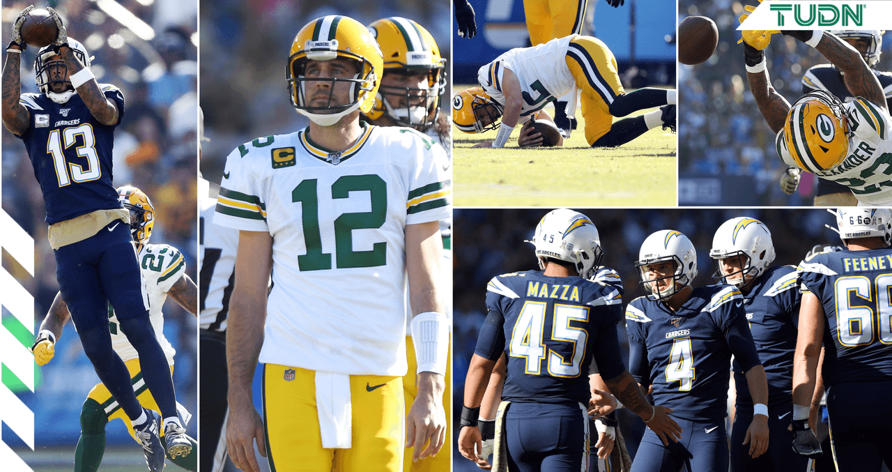 Chargers brinda sublime exhibición ante Packers y aún sueña con pelear por un boleto a playoffs.