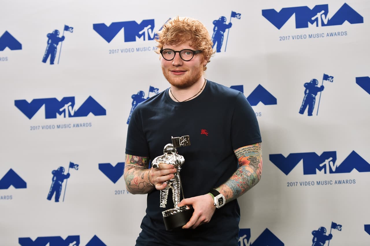 <b>15. Ed Sheeran (Músico) </b>- ingresos de 37 millones de dólares en el 2017