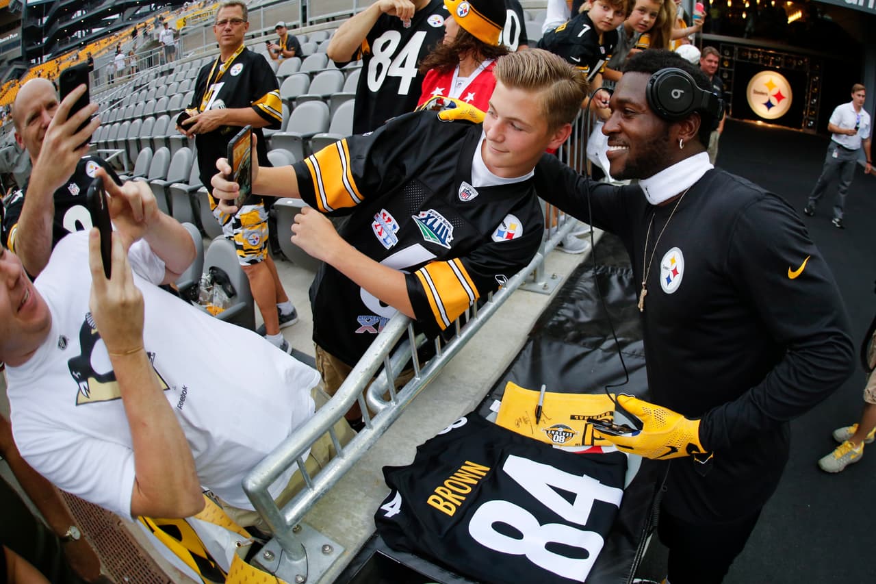 No 3. Antonio Brown, Pittsburgh Steelers