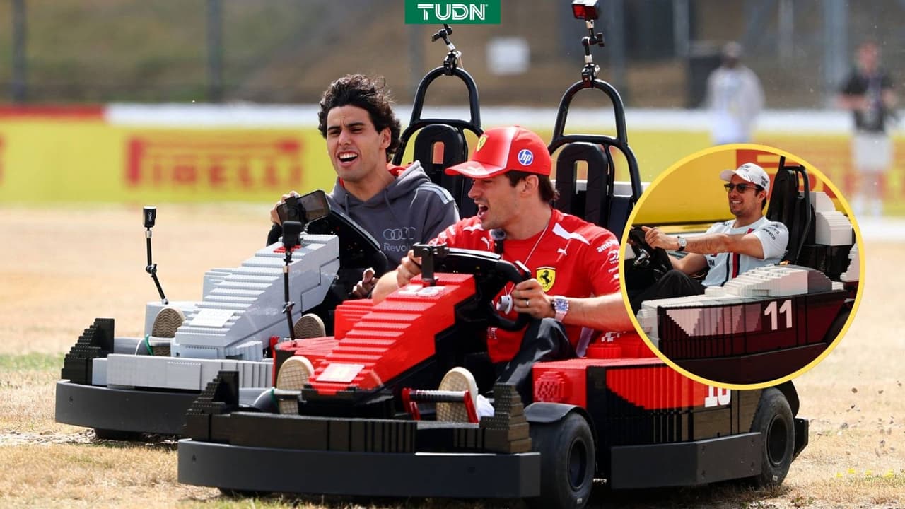 Pilotos de F1 y la curiosa carrera con autos Lego previo al GP de Gran Bretaña