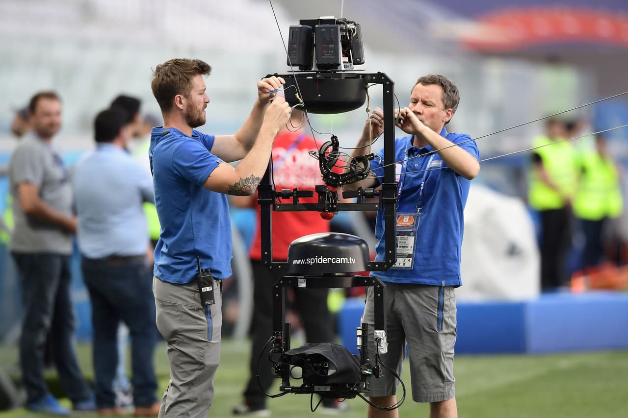 La tecnología ha desempeñado un papel fundamental en la Copa del Mundo, por lo que los técnicos no dejan escapar ningún detalle en la Volgogrado Arena.