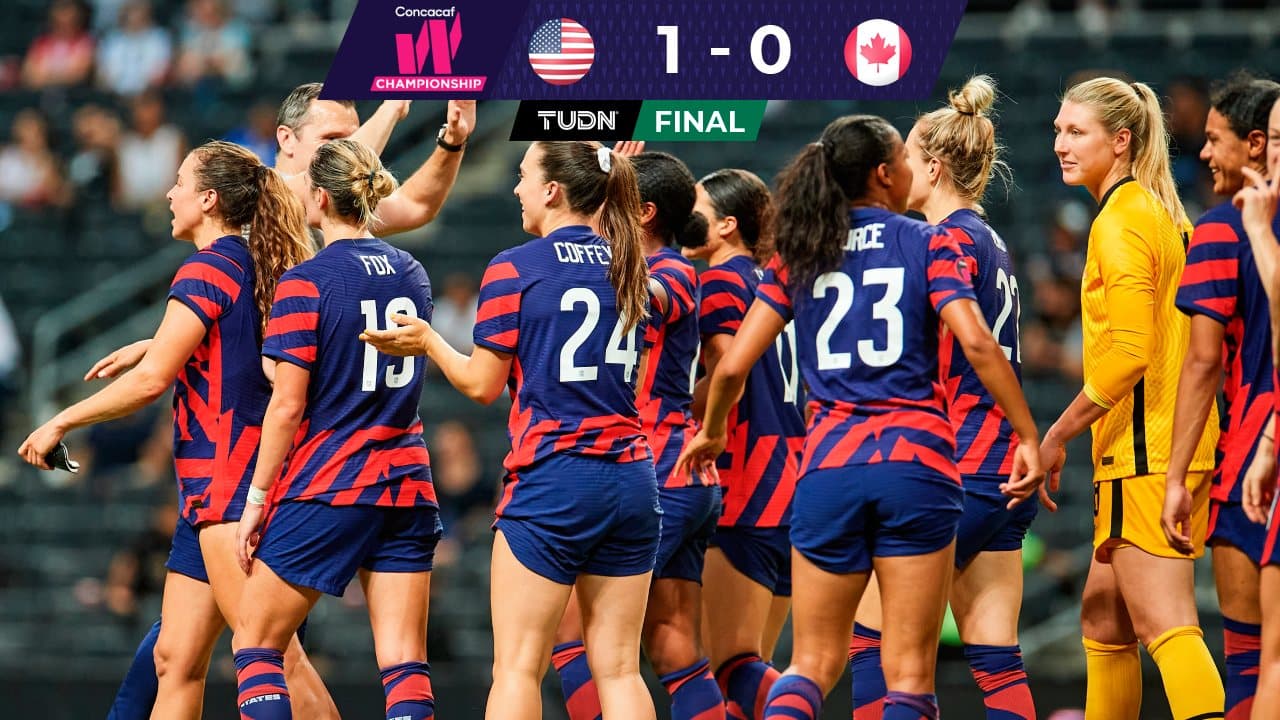 Estados Unidos 1-0 Canadá Final Campeonato W Concacaf: Jugadas, goles y resultado