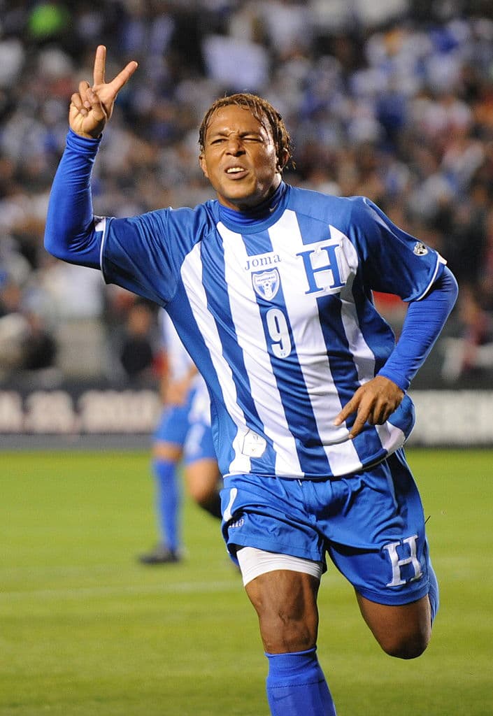 <b>8. Carlos Pavón</b>, de Honduras, anotó 9 goles y jugó en las ediciones de la Copa Oro de 1998, 2000 y 2007.