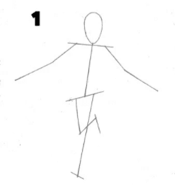 También pueden dibujarlo en acción, celebrando un gol.