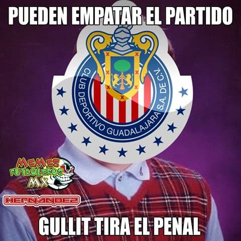 Memes acaban al Gullit, Salcedo y Chivas