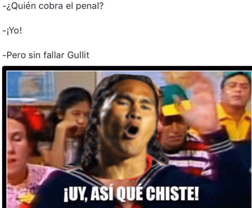 Memes acaban al Gullit, Salcedo y Chivas