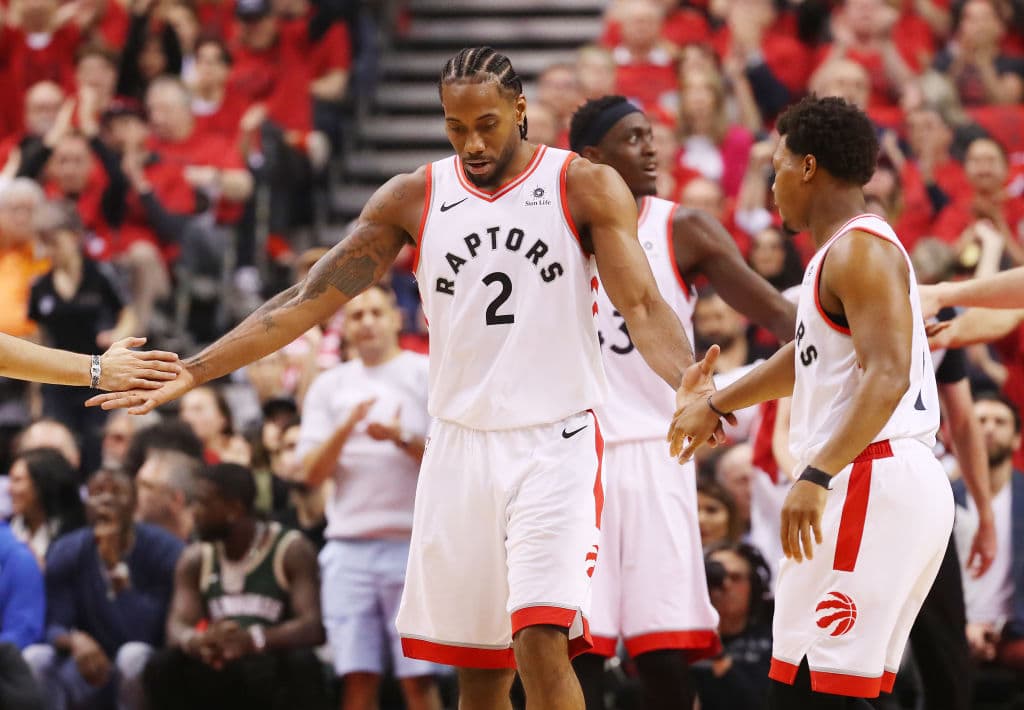 Kawhi Leonard, el número dos de los Toronto Raptors.