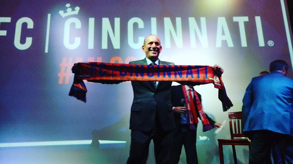 El comisionado Don Garber elogió a la ciudad de Cincinnati y a su equipo.