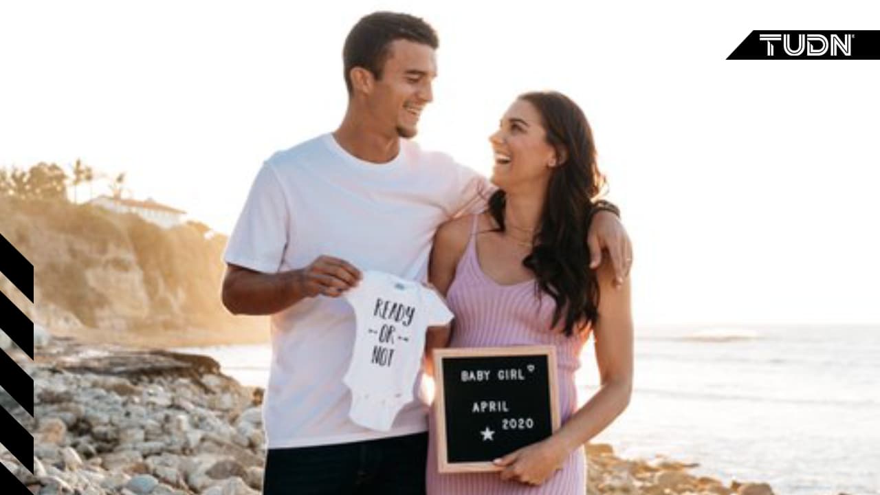 ¡El gol de su vida! Alex Morgan y Servando Carrasco serán papás