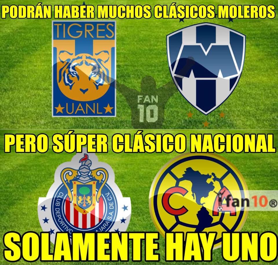 La batalla del clásico entre Chivas y América no se dio solamente en la cancha y los aficionados se tundieron con memes en las redes.