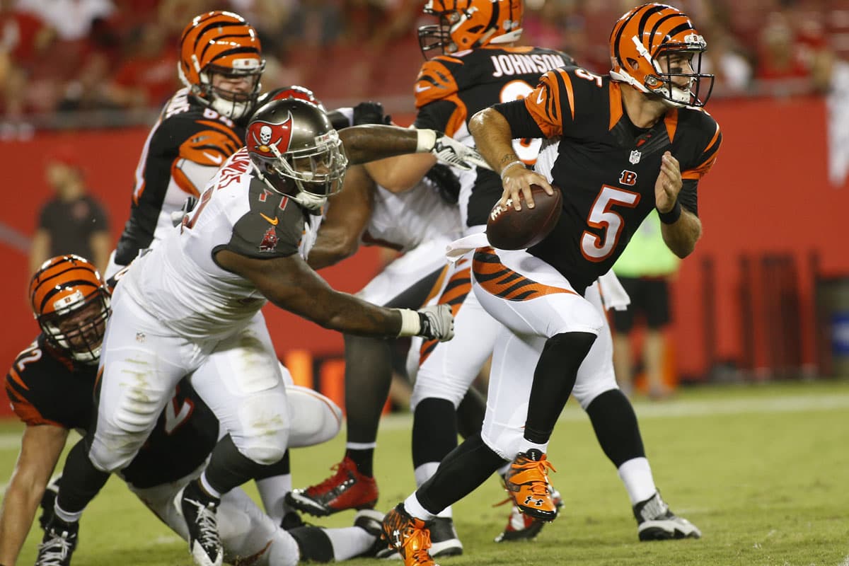 Cincinnati Bengals: AJ McCarron, QB. Calificación: B