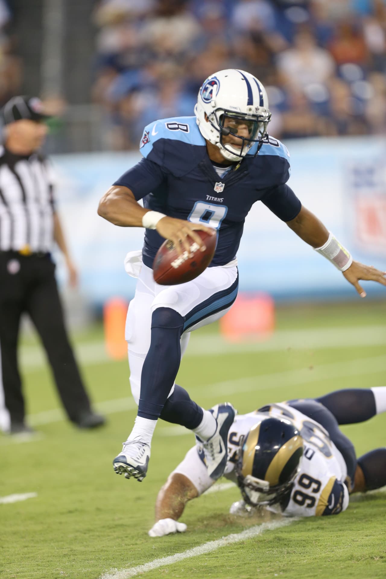 Tennessee Titans: Marcus Mariota, QB. Calificación: A