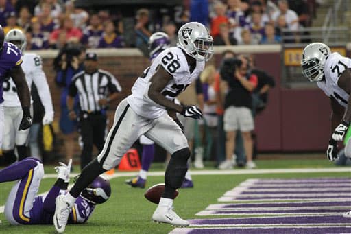Oakland Raiders: Latavius Murray, RB. Calificación: B