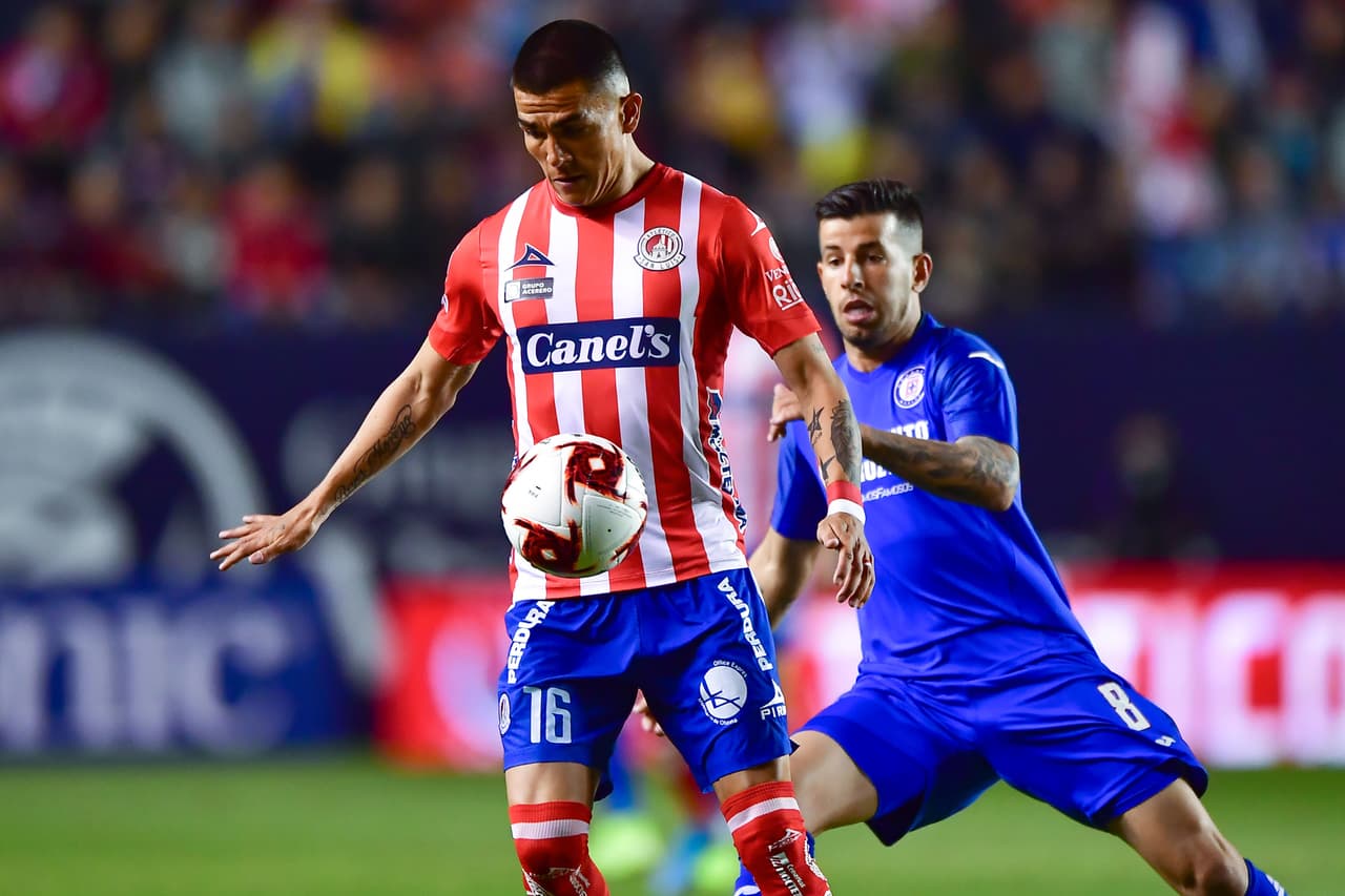Con goles de Luis Reyes y Germán Berterame, Atlético San Luis gana y manda a Cruz Azul al fondo de la tabla.