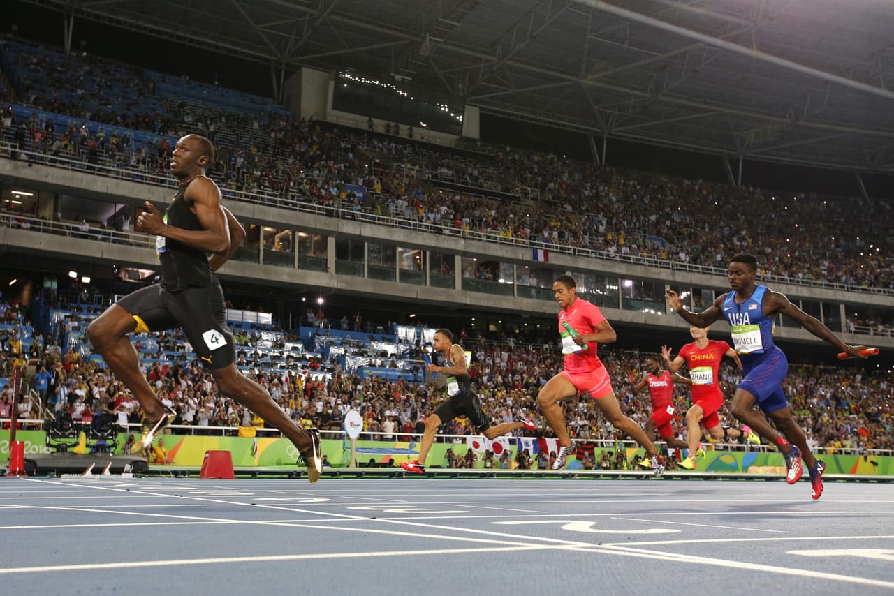 Hizo el último tramo del relevo 4x100 metros de Jamaica, ganando de forma enfática para convertirse en el tercer atleta en la historia en sumar nueve oros en el atletismo. Luego insistió en que este sería el final de su carrera olímpica.