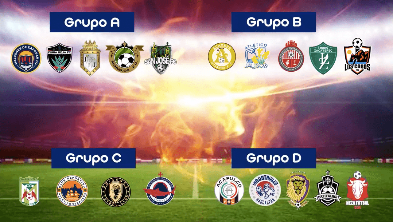 Liga de Balompié Mexicano define grupos para torneo amistoso