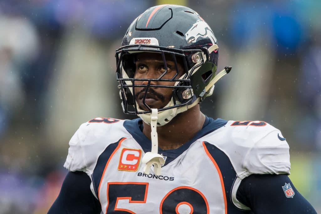 Von Miller y la defensa de los Broncos tuvieron una tarde gris, no pudieron llegarle a Flacco en la segunda mitad y jamás vino la jugada grande para la causa de Denver, cuya marca ahora es de 2-1.